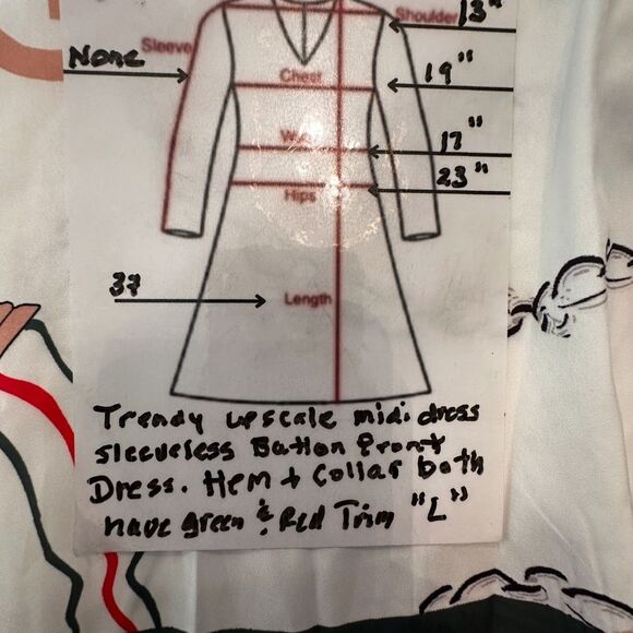 White and Gold Chain Print Mini Dress - Picture 6 of 9